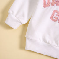 Load image into Gallery viewer, 2 Pieces Set Baby Kid Girls Letters Tops And Solid Color Pants Wholesale 24080275
