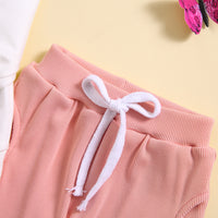 Load image into Gallery viewer, 2 Pieces Set Baby Kid Girls Letters Tops And Solid Color Pants Wholesale 24080275
