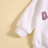 Load image into Gallery viewer, 2 Pieces Set Baby Kid Girls Letters Tops And Solid Color Pants Wholesale 24080275
