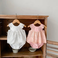 Load image into Gallery viewer, 2 Pieces Set Baby Kid Girls Solid Color Tank Tops And Shorts Wholesale 24080280
