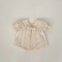 Load image into Gallery viewer, 2 Pieces Set Baby Kid Girls Solid Color Tops And Shorts Wholesale 24080282
