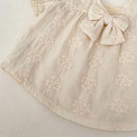 Load image into Gallery viewer, 2 Pieces Set Baby Kid Girls Solid Color Tops And Shorts Wholesale 24080282
