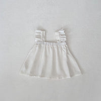 Load image into Gallery viewer, 2 Pieces Set Baby Kid Girls Solid Color Tank Tops And Shorts Wholesale 24080286
