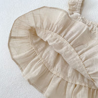 Load image into Gallery viewer, 2 Pieces Set Baby Kid Girls Solid Color Tank Tops And Shorts Wholesale 24080290
