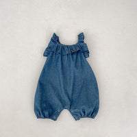 Load image into Gallery viewer, Baby Girls Solid Color Rompers Wholesale 24080291
