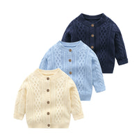 Load image into Gallery viewer, Baby Kid Girls Boys Solid Color Cardigan Wholesale 24091302
