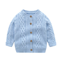 Load image into Gallery viewer, Baby Kid Girls Boys Solid Color Cardigan Wholesale 24091302
