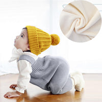 Load image into Gallery viewer, Baby Girls Boys Solid Color Crochet Jumpsuits Wholesale 24091307
