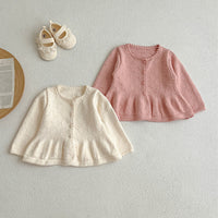 Load image into Gallery viewer, Baby Kid Girls Solid Color Cardigan Wholesale 24091309
