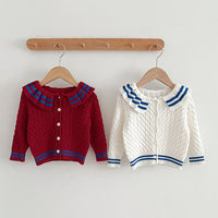 Load image into Gallery viewer, Baby Kid Girls Color-blocking Cardigan Wholesale 24091310
