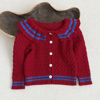 Load image into Gallery viewer, Baby Kid Girls Color-blocking Cardigan Wholesale 24091310
