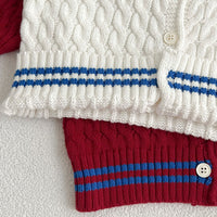 Load image into Gallery viewer, Baby Kid Girls Color-blocking Cardigan Wholesale 24091310

