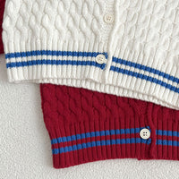 Load image into Gallery viewer, Baby Kid Girls Color-blocking Cardigan Wholesale 24091310
