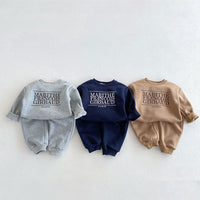 Load image into Gallery viewer, 2 Pieces Set Baby Kid Boys Letters Tops And Pants Wholesale 240913109
