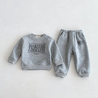 Load image into Gallery viewer, 2 Pieces Set Baby Kid Boys Letters Tops And Pants Wholesale 240913109
