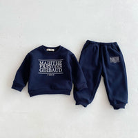 Load image into Gallery viewer, 2 Pieces Set Baby Kid Boys Letters Tops And Pants Wholesale 240913109
