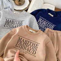 Load image into Gallery viewer, 2 Pieces Set Baby Kid Boys Letters Tops And Pants Wholesale 240913109
