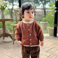 Load image into Gallery viewer, Baby Kid Girls Boys Solid Color Cardigan Wholesale 240913111

