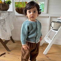 Load image into Gallery viewer, Baby Kid Girls Boys Solid Color Cardigan Wholesale 240913111

