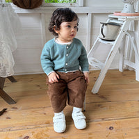 Load image into Gallery viewer, Baby Kid Girls Boys Solid Color Cardigan Wholesale 240913111
