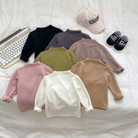 Load image into Gallery viewer, Baby Kid Girls Boys Solid Color Tops Wholesale 240913115
