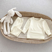 Load image into Gallery viewer, Baby Kid Girls Boys Solid Color Tops Pants Sleepwears Wholesale 240913117
