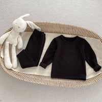 Load image into Gallery viewer, Baby Kid Girls Boys Solid Color Tops Pants Sleepwears Wholesale 240913117
