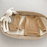 Load image into Gallery viewer, Baby Kid Girls Boys Solid Color Tops Pants Sleepwears Wholesale 240913117
