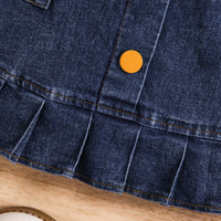 Load image into Gallery viewer, 2 Pieces Set Baby Kid Girls Solid Color Crochet Tops And Skirts Wholesale 24091312
