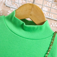 Load image into Gallery viewer, 2 Pieces Set Baby Kid Girls Solid Color Crochet Tops And Skirts Wholesale 24091312
