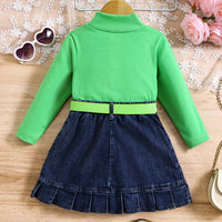 Load image into Gallery viewer, 2 Pieces Set Baby Kid Girls Solid Color Crochet Tops And Skirts Wholesale 24091312
