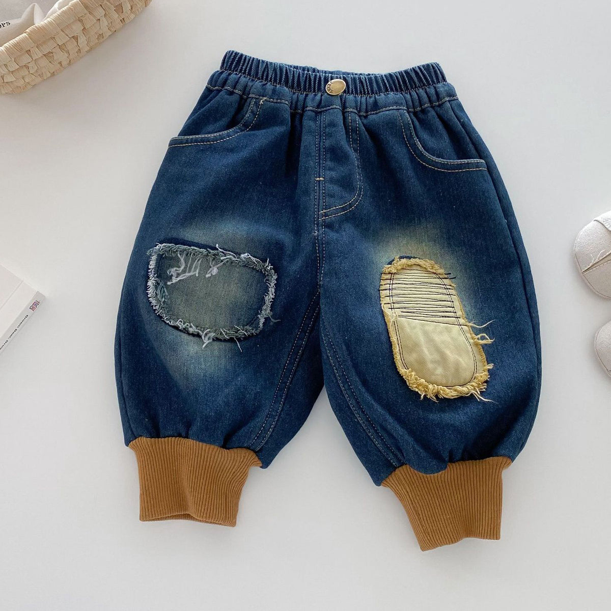 Baby Kid Girls Boys Color-blocking Pants Wholesale 240913129