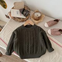 Load image into Gallery viewer, Baby Kid Girls Boys Solid Color Sweaters Wholesale 24091314
