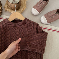 Load image into Gallery viewer, Baby Kid Girls Boys Solid Color Sweaters Wholesale 24091314
