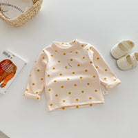 Load image into Gallery viewer, Baby Kid Girls Boys Solid Color Flower Polka dots Animals Cartoon Tops Wholesale 240913140
