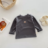 Load image into Gallery viewer, Baby Kid Girls Boys Solid Color Flower Polka dots Animals Cartoon Tops Wholesale 240913140
