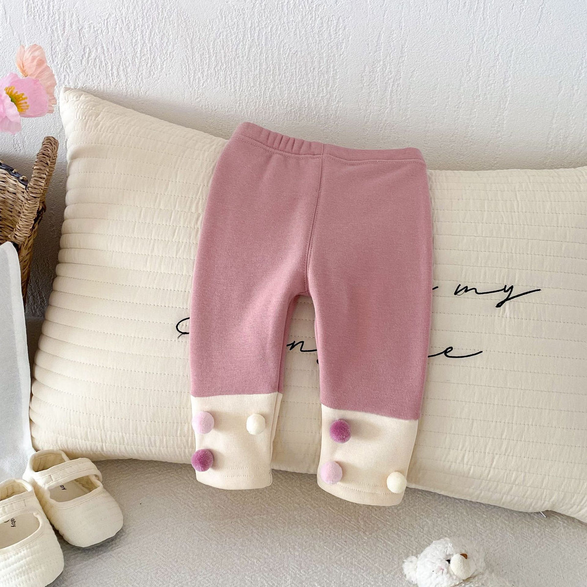 Baby Kid Girls Color-blocking Pants Leggings Wholesale 240913141