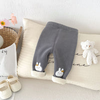 Load image into Gallery viewer, Baby Kid Girls Solid Color Cartoon Pants Leggings Wholesale 240913150
