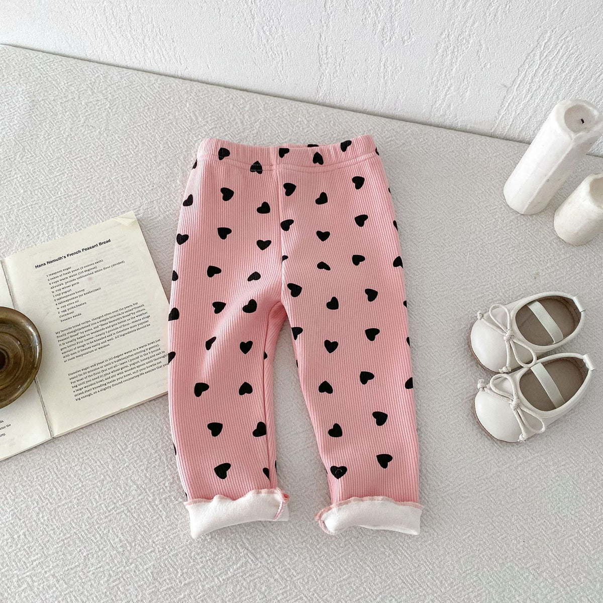 Baby Kid Girls Love heart Print Pants Wholesale 240913151