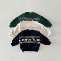 Load image into Gallery viewer, Baby Kid Girls Boys Animals Print Christmas Hoodies Sweatshirts Wholesale 240913153
