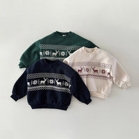 Load image into Gallery viewer, Baby Kid Girls Boys Animals Print Christmas Hoodies Sweatshirts Wholesale 240913153
