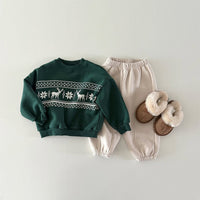 Load image into Gallery viewer, Baby Kid Girls Boys Animals Print Christmas Hoodies Sweatshirts Wholesale 240913153
