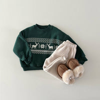 Load image into Gallery viewer, Baby Kid Girls Boys Animals Print Christmas Hoodies Sweatshirts Wholesale 240913153
