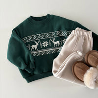 Load image into Gallery viewer, Baby Kid Girls Boys Animals Print Christmas Hoodies Sweatshirts Wholesale 240913153

