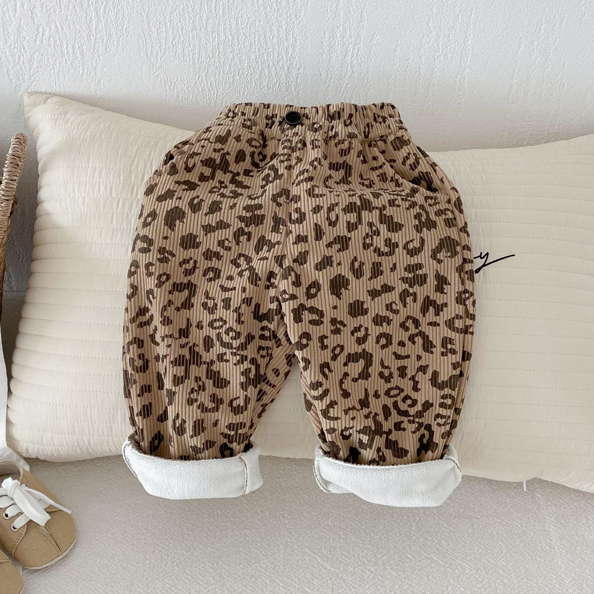 Baby Kid Girls Flower Leopard print Pants Wholesale 240913163