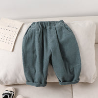 Load image into Gallery viewer, Baby Kid Girls Boys Solid Color Pants Wholesale 240913170

