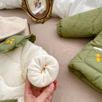 Load image into Gallery viewer, Baby Kid Girls Color-blocking Flower Embroidered Jackets Outwears Wholesale 240913178
