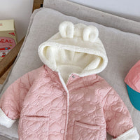 Load image into Gallery viewer, Baby Kid Girls Color-blocking Love heart Jackets Outwears Wholesale 240913196
