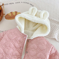 Load image into Gallery viewer, Baby Kid Girls Color-blocking Love heart Jackets Outwears Wholesale 240913196
