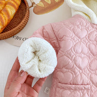 Load image into Gallery viewer, Baby Kid Girls Color-blocking Love heart Jackets Outwears Wholesale 240913196
